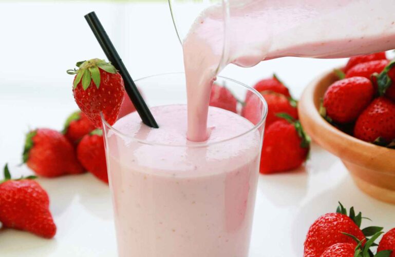 Aardbei smoothie