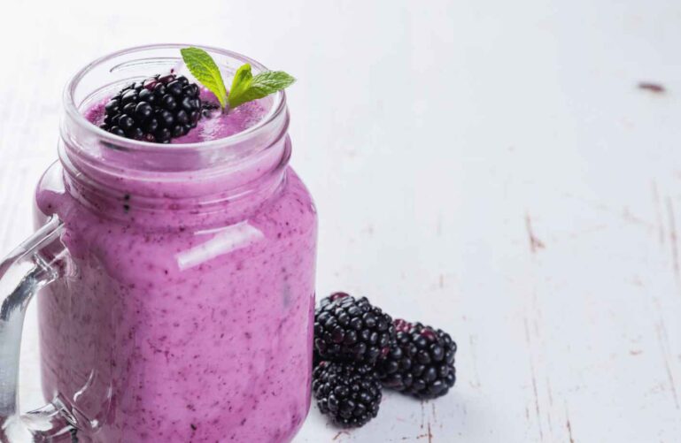 Bramen smoothie met yoghurt